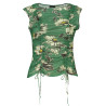 DESIGUAL GREEN WOMEN&39S TANK TOP