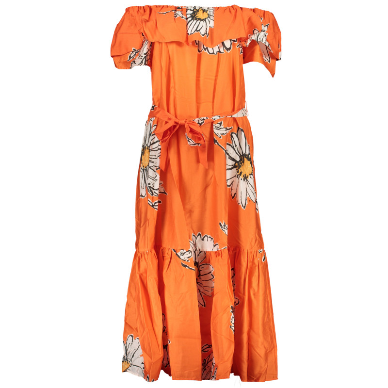 DESIGUAL WOMEN&39S LONG DRESS ORANGE