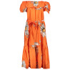 DESIGUAL WOMEN&39S LONG DRESS ORANGE