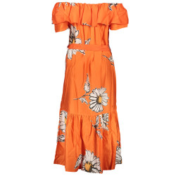 DESIGUAL WOMEN&39S LONG DRESS ORANGE