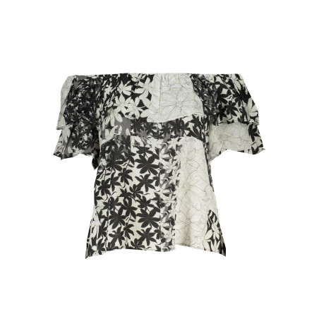 DESIGUAL T-SHIRT MANICHE CORTE DONNA BIANCO