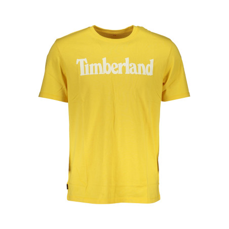 TIMBERLAND YELLOW MEN&39S SHORT SLEEVED T-SHIRT