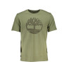 TIMBERLAND GREEN MEN&39S SHORT SLEEVED T-SHIRT