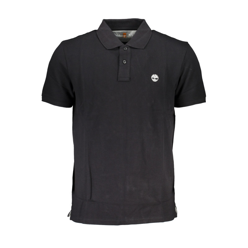 TIMBERLAND MEN&39S BLACK SHORT SLEEVED POLO SHIRT