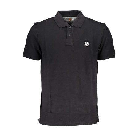 TIMBERLAND MEN&39S BLACK SHORT SLEEVED POLO SHIRT