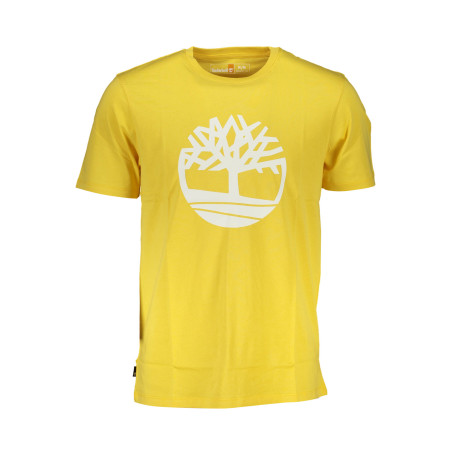 TIMBERLAND YELLOW MEN&39S SHORT SLEEVED T-SHIRT