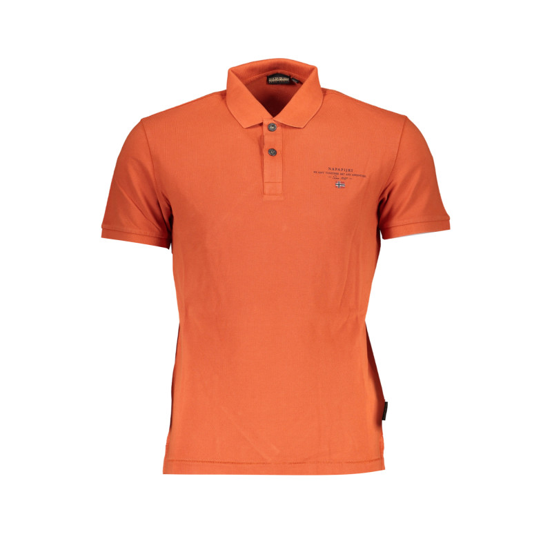 NAPAPIJRI MEN&39S ORANGE SHORT SLEEVED POLO SHIRT