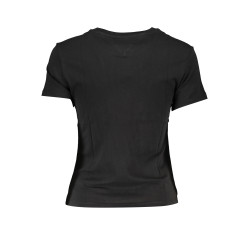 TOMMY HILFIGER T-SHIRT MANICHE CORTE DONNA NERO