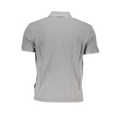 NAPAPIJRI MEN&39S GRAY SHORT SLEEVED POLO SHIRT