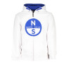 NORTH SAILS WHITE ZIP SWEATSHIRT FOR CHILDREN