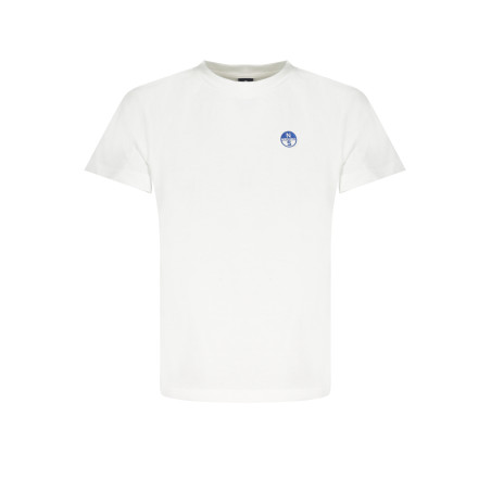 NORTH SAILS WHITE SHORT SLEEVED T-SHIRT FOR CHILDREN