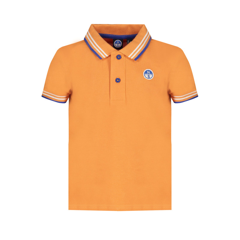 NORTH SAILS ORANGE SHORT SLEEVED POLO SHIRT FOR CHILDREN