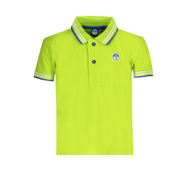 NORTH SAILS GREEN SHORT SLEEVED POLO SHIRT FOR KIDS