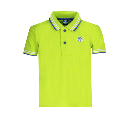 NORTH SAILS GREEN SHORT SLEEVED POLO SHIRT FOR KIDS