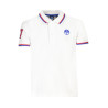 NORTH SAILS WHITE SHORT SLEEVED POLO SHIRT FOR CHILDREN