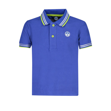 NORTH SAILS POLO MANICHE CORTE BAMBINO BLU