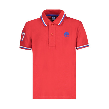 NORTH SAILS SHORT SLEEVED POLO SHIRT FOR KIDS RED