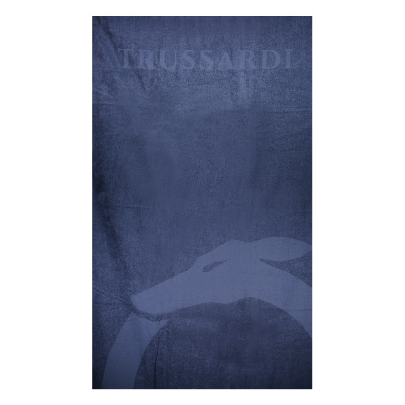 TRUSSARDI JEANS MEN&39S BEACH TOWEL BLUE