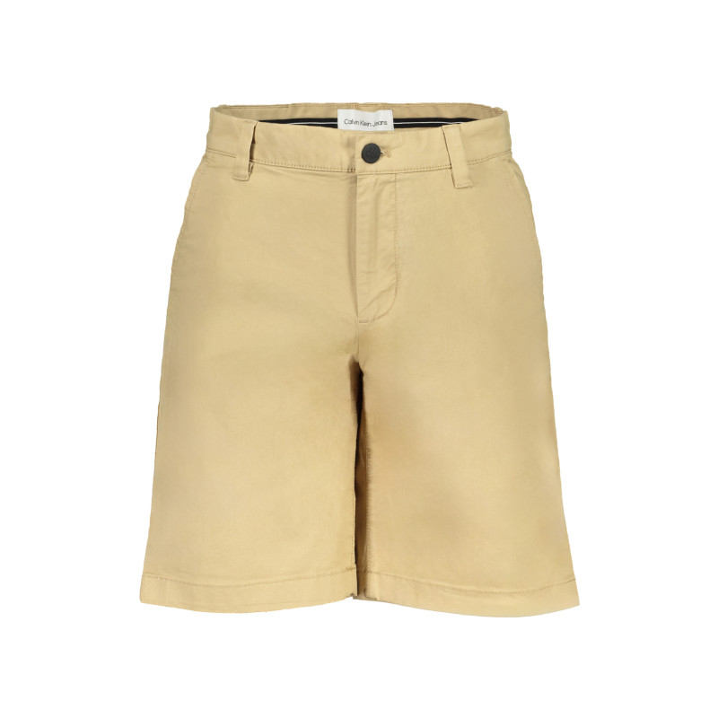 CALVIN KLEIN PANTALONE BERMUDA UOMO BEIGE