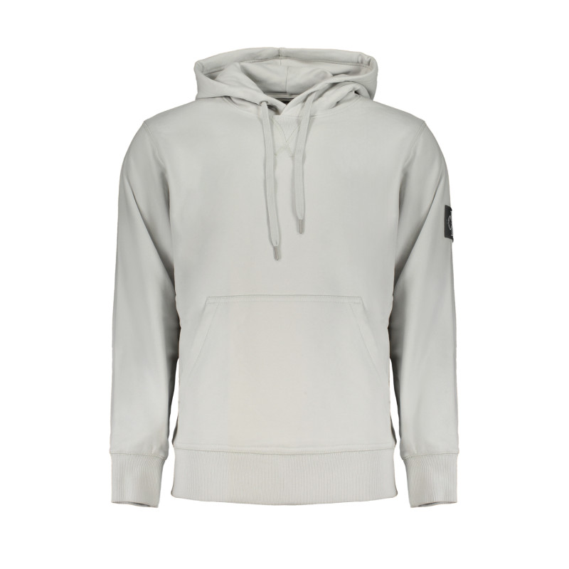 CALVIN KLEIN MEN&39S GRAY ZIPLESS SWEATSHIRT