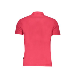 NAPAPIJRI POLO MANICHE CORTE UOMO ROSA