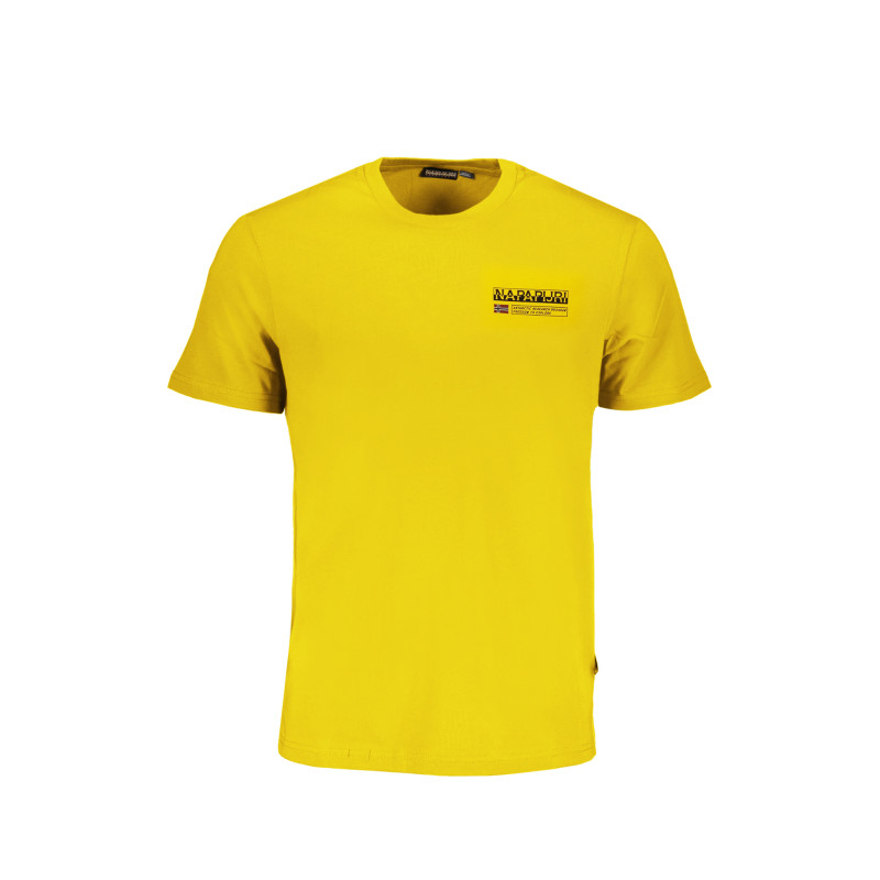 NAPAPIJRI YELLOW MEN&39S SHORT SLEEVED T-SHIRT