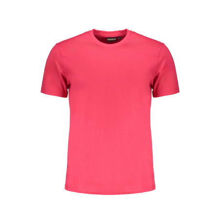 NAPAPIJRI T-SHIRT MANICHE CORTE UOMO ROSA