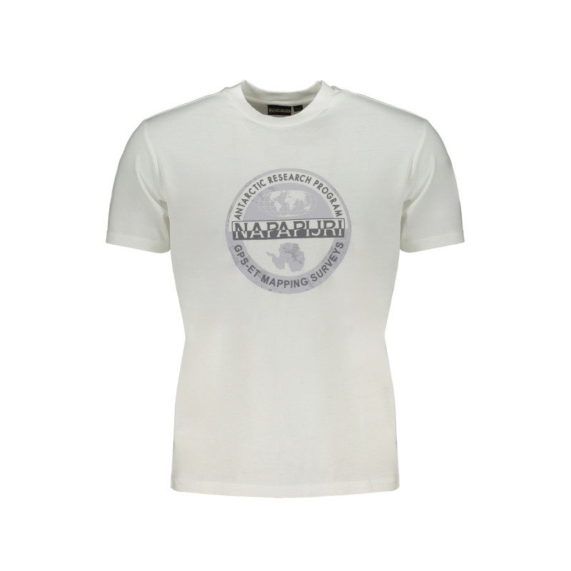 NAPAPIJRI T-SHIRT MANICHE CORTE UOMO BIANCO