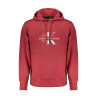 CALVIN KLEIN FELPA SENZA ZIP UOMO ROSSO