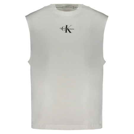 CALVIN KLEIN T-SHIRT SENZA MANICHE UOMO BIANCO