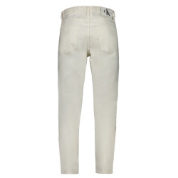 CALVIN KLEIN JEANS DENIM UOMO BIANCO