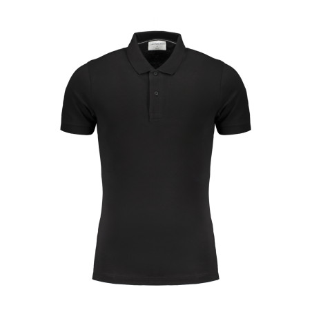 CALVIN KLEIN MEN&39S BLACK SHORT SLEEVED POLO SHIRT