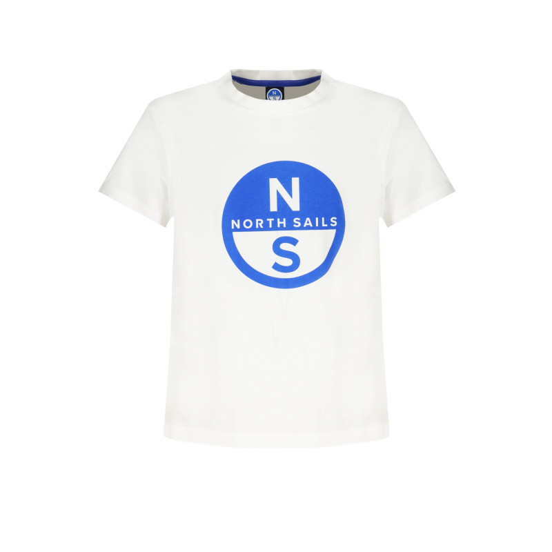 NORTH SAILS WHITE SHORT SLEEVED T-SHIRT FOR CHILDREN