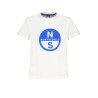 NORTH SAILS WHITE SHORT SLEEVED T-SHIRT FOR CHILDREN