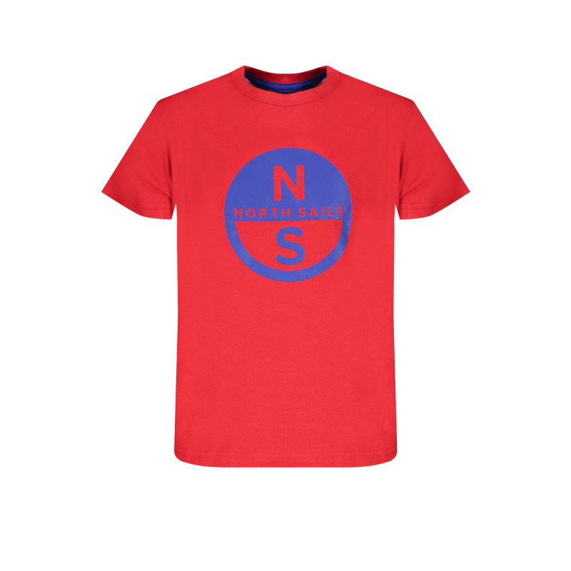 NORTH SAILS T-SHIRT MANICHE CORTE BAMBINO ROSSO