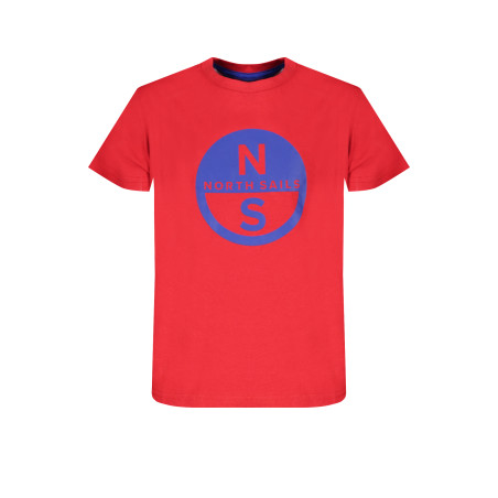 NORTH SAILS T-SHIRT MANICHE CORTE BAMBINO ROSSO