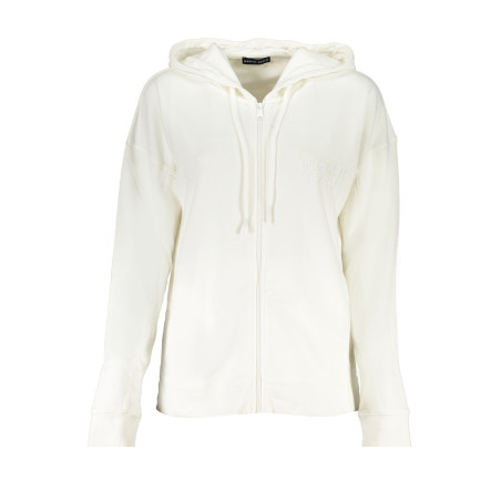 NORTH SAILS FELPA CON ZIP DONNA BIANCO