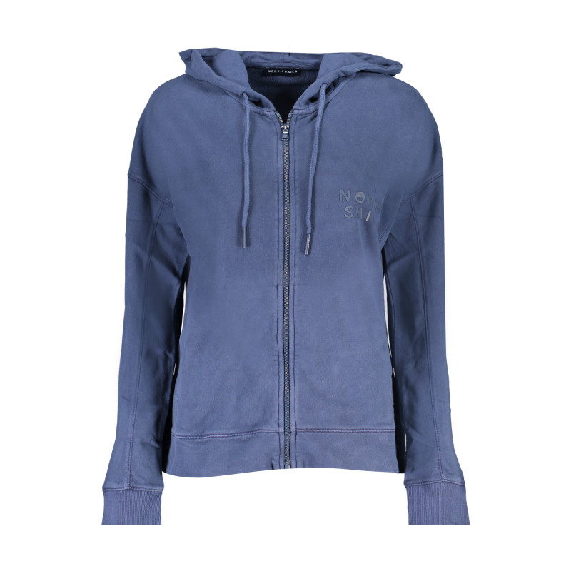 NORTH SAILS WOMEN&39S BLUE ZIP SWEATSHIRT