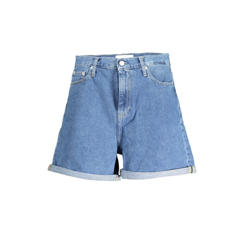 CALVIN KLEIN JEANS SHORT WOMEN BLUE