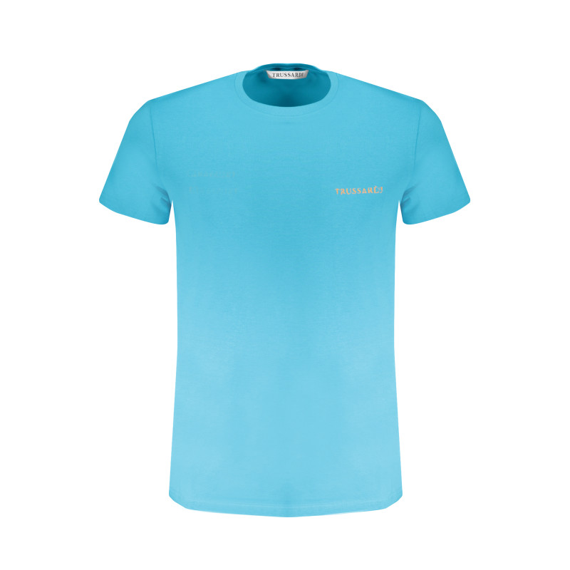 TRUSSARDI T-SHIRT MANICHE CORTE UOMO AZZURRO