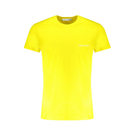 TRUSSARDI YELLOW MEN&39S SHORT SLEEVED T-SHIRT