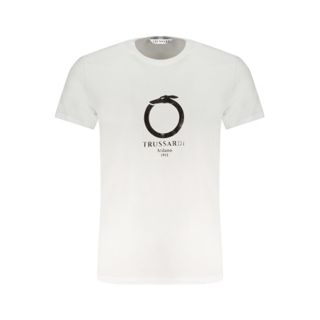 TRUSSARDI T-SHIRT MANICHE CORTE UOMO BIANCO