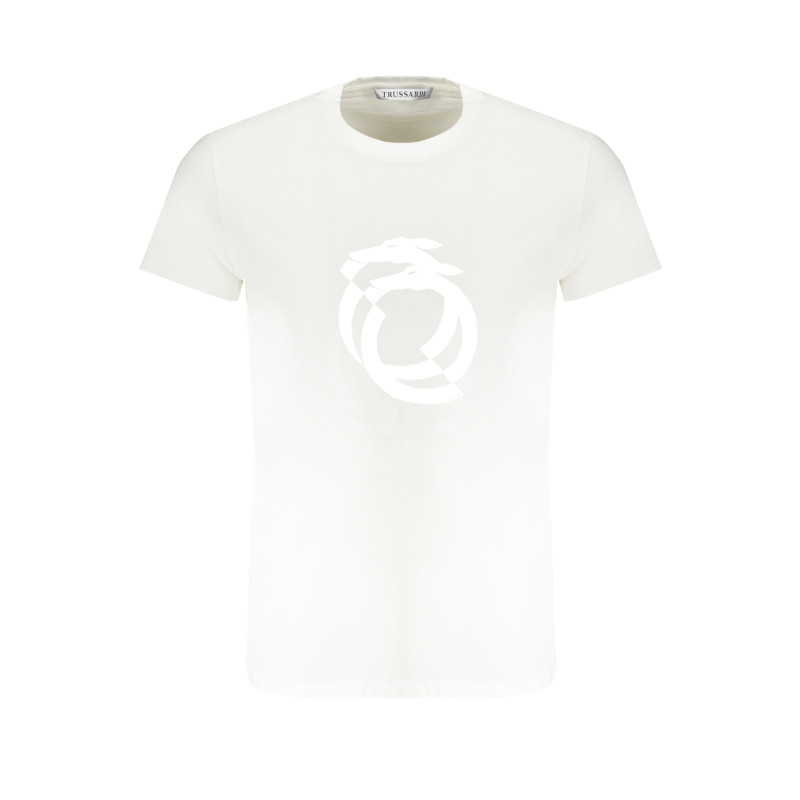 TRUSSARDI T-SHIRT MANICHE CORTE UOMO BIANCO