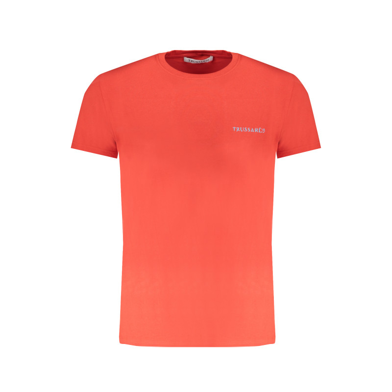 TRUSSARDI T-SHIRT MANICHE CORTE UOMO ROSSO