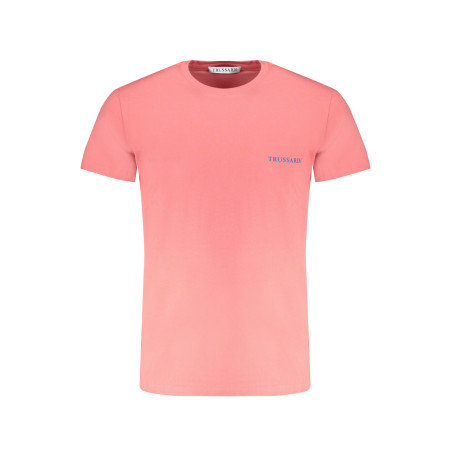 TRUSSARDI T-SHIRT MANICHE CORTE UOMO ROSA