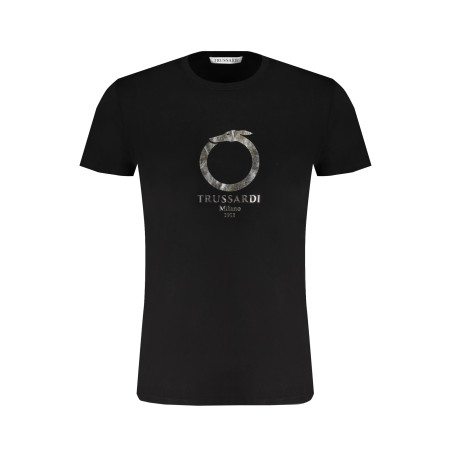 TRUSSARDI MEN&39S SHORT SLEEVE T-SHIRT BLACK