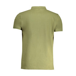 CAVALLI CLASS MEN&39S GREEN SHORT SLEEVED POLO SHIRT