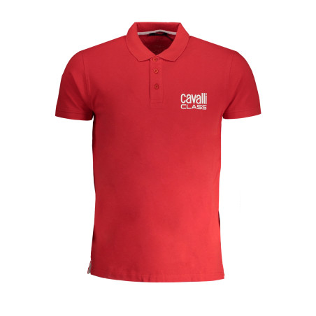 CAVALLI CLASS MEN&39S SHORT SLEEVED POLO SHIRT RED