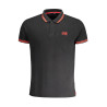 CAVALLI CLASS MEN&39S SHORT SLEEVED POLO SHIRT BLACK