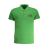 CAVALLI CLASS MEN&39S GREEN SHORT SLEEVED POLO SHIRT